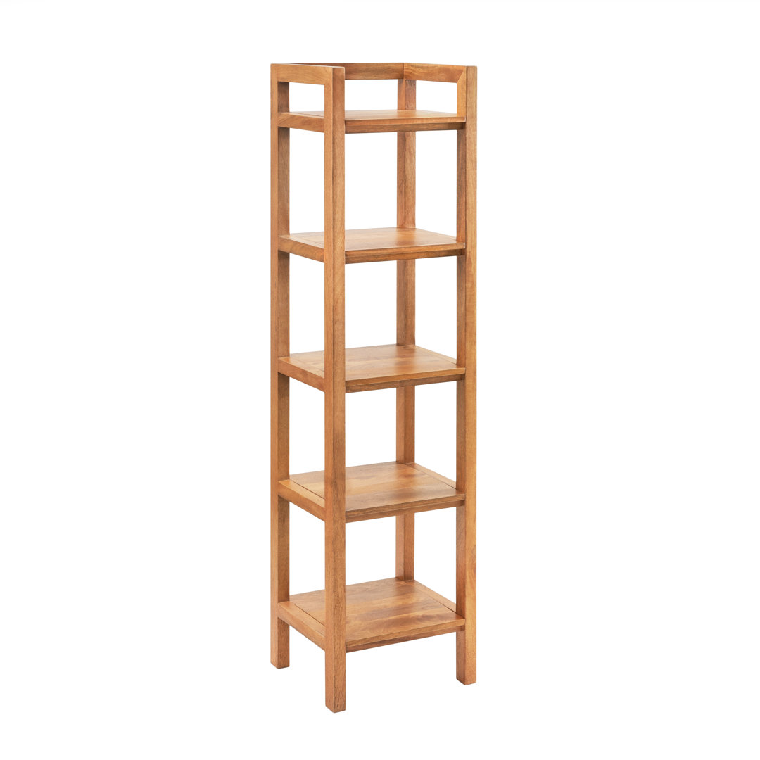 Oslo Etagere Solid Wood Bookcase